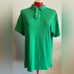 Polo Ralph Lauren - All cotton green short sleeve polo shirt Size Medium